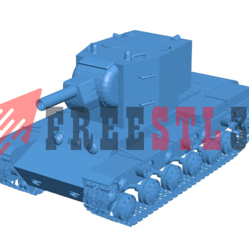 Tank kv-2 B0011217 3d model file for 3d printer